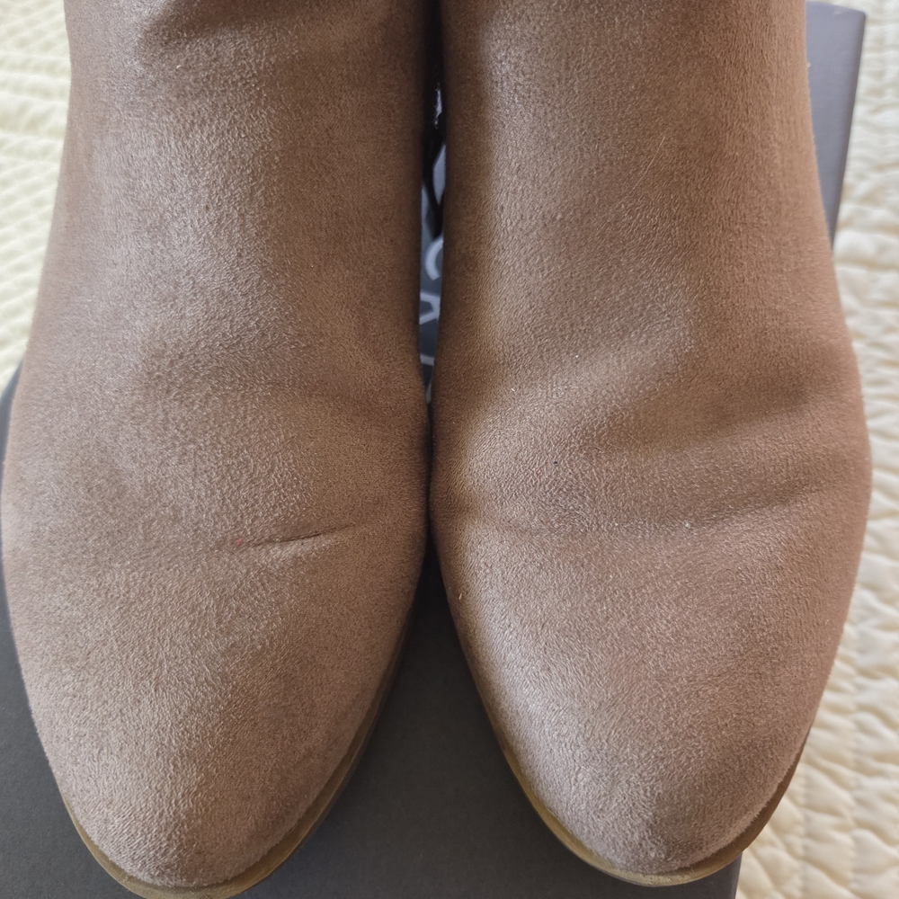 Women's Braided Ankle Boots - Brown - Picture 6 of 7